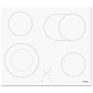 Электрическая варочная панель Korting HK 62051 BW