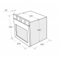 Духовой шкаф электрический Maunfeld CEOD 656S1