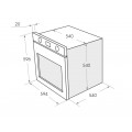 Духовой шкаф электрический Maunfeld CEOK 656S1